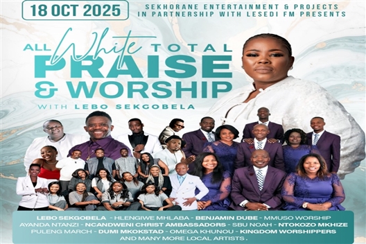 All White Total Praise and Worship with Lebo Sekgobela